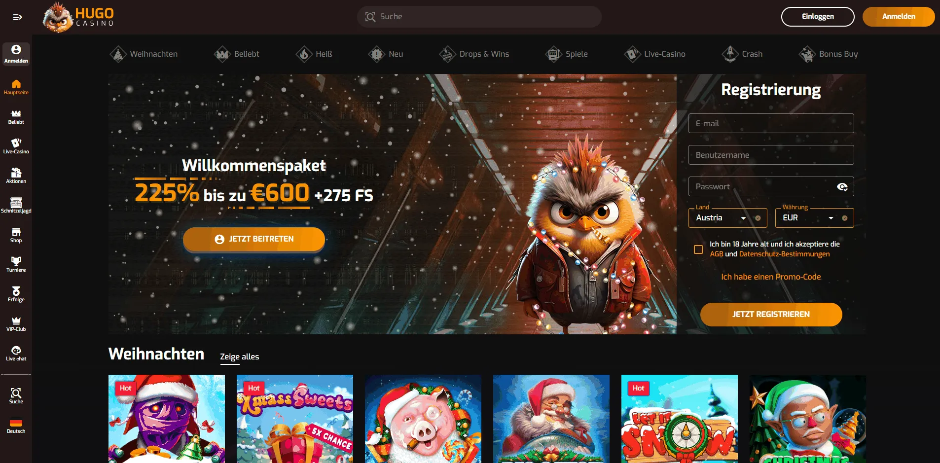 Hugo Online Casino